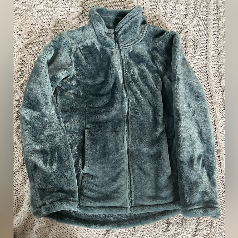 Women’s Blue/Grey Zip-up Fleece Jacket.